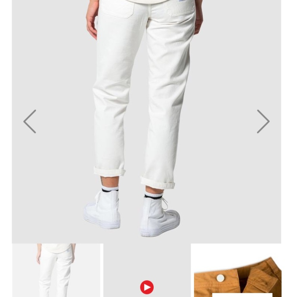 Topo Designs White Chore Pants